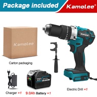 Kamolee 13mm Brushless 650N.M Torsi Tinggi 3 In 1 Bor Listrik 2450rpm Bor Listrik Dampak Kecepatan T