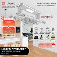 Automated Smart Laundry Rack System (Model: PRIME) FREE INSTALLATION + LIFETIME WARRANTY* [Sg Local Brand - YU HOME]