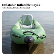 Compact Recreational Kayak Easy Setup Portable Kayak Set Long-Lasting Inflatable Boat Includes Pump 