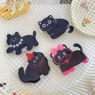 Korea Cute Black Cat Dalmatian Phone Griptok Grip Tok Stand for IPhone Case Holder Ring