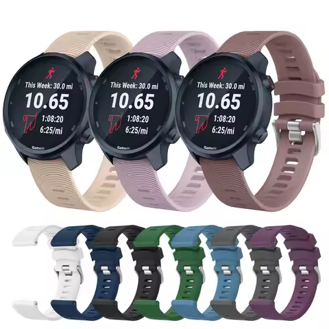 20mm Silicone Band For Amazfit GTS 4 2 Mini 2e 3/GTR 42mm/BIP S Lite/BIP Pace Lite/Bip 3 Pro/Bip U/B