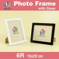 Minimalist 6R Wooden Photo Frame with Glass - Photo Frame E02