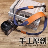 Micro Single Camera Cowhide Strap Suitable for Sony A7RM3 A6300 A6500 A7RM2 Genuine Leather Decompre