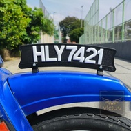 (SEMUA JENIS MOTOR) NOMBOR PLAT / NUMBER PLATE / FLAT / ATAS MUDGUARD / CANDIK