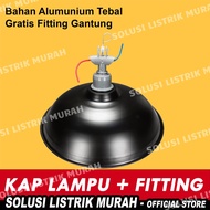 Kap Besar Lampu Jalan satu set Fitting Gantung WD E-27 Kap Lampu Gantung Jumbo plus Fitting Gantung