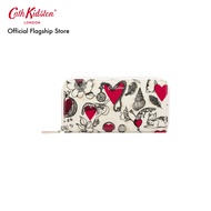 Cath Kidston Continental Zip Wallet Shape my Heart Cream กระเป๋า กระเป๋าสตางค์ กระเป๋าสีครีม กระเป๋า