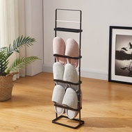 Simple Indoor Doorway Shoe Rack Multi-layer Slipper Storage Holder Metal Craft Welding Structure Art