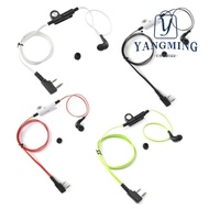 YANGYANG Earphone PTT Mic, Two Way Radio 2 Pin Earpiece, ABS 2 Way Walkie Talkie Earphones for Kenwo