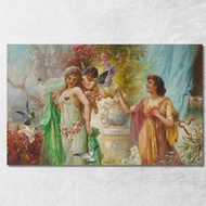 A Classical Idyll Hans Zatzka hzt4 Print On Canvas