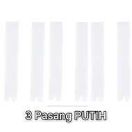 IVSHOP - 3 Pasang Kaos Kaki Jempol Tipis Transparan Kaos Kaki Stocking Wanita Lutut Elastis Stoking 