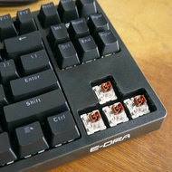Bàn phím cơ chơi gamre E-DRA EK387L - Bản 2022 - Led Rainbow - Huano Switch - Cáp Type-C - BH 24 thá