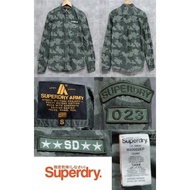 KEMEJA Superdry ARMY Shirt SIZE M Slim fit