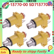 Fuel Injector 6 Hole forYamaha WR125R 5D7-13770-00 / 5D71377000 Fuel Injector 60E137611000 4Pcs Moto