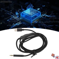IWENNEYBU 2.5mm to Type C Cable, Lossless Noiseless 4.9ft / 1.5m 2.5mm to USB C Sound Cord, With Mic