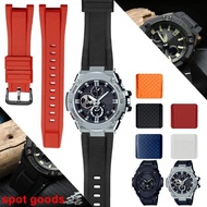 Suitable for G-SHOCK Casio silicone watch strap GST-B100 S110 W300 400G rubber watch chain for men