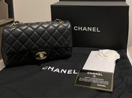 Chanel mini cf 20 黑金羊