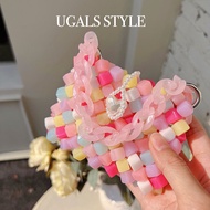 ชุดทำกระเป๋า DIY แบบฝรั่งเศส เครื่องประดับด้วยพู่กันและมุก สายคล้องคอ