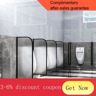YQ61 Toilet Public Toilet Compartments Glass Partition Stainless Steel Folding Screen Baffle Urinal Men's Hotel Mall