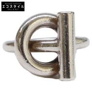 แหวน Hermes Echappé MM เงินแท้ 925 ไซส์ 49 [มือสอง]