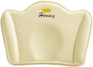 Baby Protective Flat Head Pillow Infant Support Head Memory Foam Pillow Unisex Newborn Head Shaping Pillow 0-12 M, Yellow