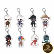 Keychain, Standee, Undertale Sans Flowey Papyrus Asriel Chibi Anime Desk Decoration