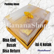 Kotak Hantaran Seserahan Lamaran Pernikahan Hiasan Mahar Lengkap 1 set isi 4 Kotak