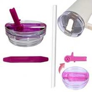 1 Set 30oz Replacement Lid With Straw, Fits 30oz Tumbler, Leak-Proof Lid, Flip-Top Straw Lid, Tumble
