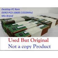 Used Ram DDR3 8GB Desktop 2GB, 4GB, 8GB DDR3 PC Ram Long dim Desktop Memory PC3L-12800U