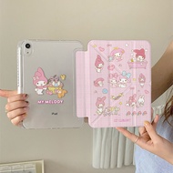 Pink Cartoon Girl Melody Printed iPad Air6/5 Protective Case iPad10 iPad Case Mini7 Cute Girl iPad C
