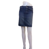 Washed Blue Tapered Skirt Waist 29 Inches