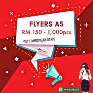 FLYERS A5 MURAH (OFFSET)