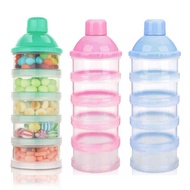 [Readystock malaysia] Milk Powder Container Baby Storage 4layer portable removable Simpan susu formu