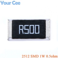 【Sell-Well】 100pcs/20pcs 0.5 ohm 2512 SMD Resistor 1W 0.5R R500 1% 2512 Chip Resistance