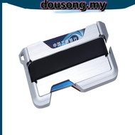 RFID Metal Wallet with Leather Cover Ridge US Popular Money Clip Aluminium Card Holder Special Colle