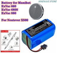 Robot Vacuum Cleaner Battery 14.4V/2600mAh for Mamibot ExVac 660 / 680S / 880 ,for Neatsvor X500