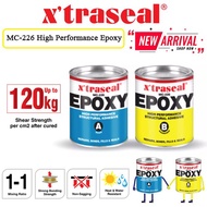 EHARDWARE ⚒ X'TRASEAL MC-226 EPOXY HIGH PERFORMANCE ADHESIVE GUM (2 x 100ML) SPECIAL FORMULATED EPOXY XTRASEAL