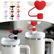 Love Wings Silicone Straw Cover Food Grade Silicone Dustproof Straw Cap Application For 10mm J5r3