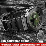 GA2100 GM2100 Bracelet for G-SHOCK Farmhouse Oak Metal GA-2100 GA-2110 Modified stainless steel Watc