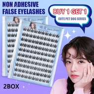 240/200 cluster Glue-free False Eyelashes Self-Adhesive Softer Lashes C Curl Lash Extension