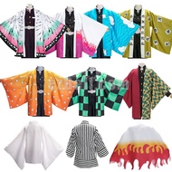 Anime Japan Demon Slayer Kimetsu no Yaiba Cosplay Haori Cloak Tanjirou Tomioka Giyuu  Zenitsu Agatsu