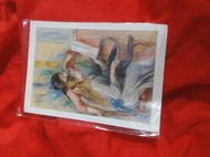 二手明信片/名信片*皮耶•奧古斯特•雷諾瓦（Pierre Auguste Renoir）「彈鋼琴的少女」明信片（1999）