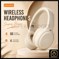 Abodos Wireless Bluetooth Headphone | Super Bass Stereo Sound | Built-In Mic | Foldable Lightweight 