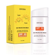 Envisha Sun Protector Cream SPF 50 UVA UVB Protection Face and Body Sunblock For Kids and Adults