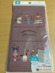 日本三麗鷗Sanrio 口罩收納夾 Hello Kitty my melodyPC狗 丑魚布丁狗Litter twins star 雙子星