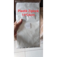 Ziplock Plastic 16X24 Cm Milk Plastic Clip Plastic 16*24 Cm ||