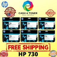 GENUINE HP 730 / 730B 130ml Ink Cartridge  (3ED43A 3ED44A 3ED45A P2V62A P2V63A P2V63A) Ready Stock