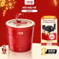 Nồi nấu mì mini Lebenlang LBL0505 nồi lẩu điện đa năng 600W dung tích 1100ml thiết kế nhỏ gọn bảo hà