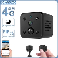 EVKVO 5MP 4กรัมกล้องจิ๋วตรวจจับการเคลื่อนไหว PIR แบตเตอรี่ในตัวความปลอดภัยในบ้านกล้องวงจรปิดจอดูแลเด็กไนท์วิชั่น IR