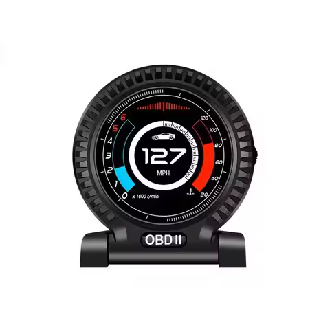 HUD Head Up Display on Board Computer OBD2 Display Car Digital Speedometer Tacho Clock Oil Temperatu