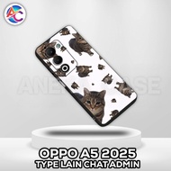 AC56-Case OPPO A5-Cat Motif-Softcase OPPO A5-Casing OPPO A5-Silicone OPPO A5